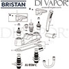 Bristan Jute Bath Shower Mixer Spares